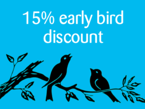 15% early bird discount_lightblue